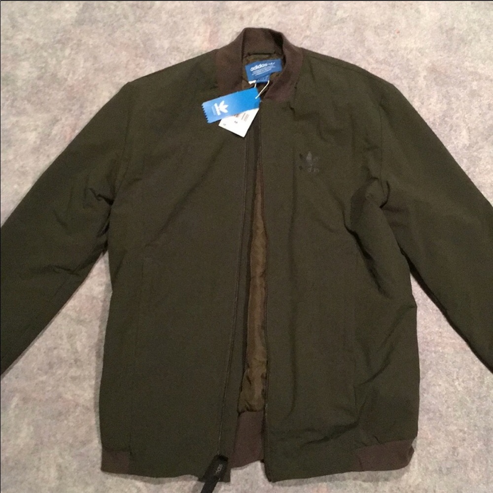 Adidas Street Modern Olive Bomber Jacket